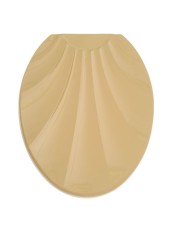 Сиденье для унитаза жесткое Ракушка бежевый РП-812