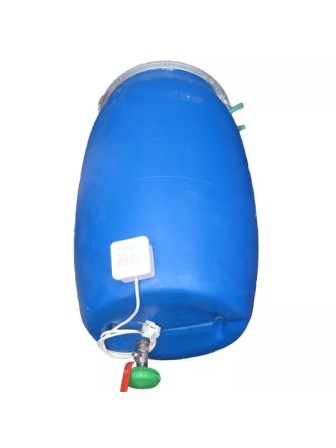 Бочка для душа с подогревом 65 л Водогрей, 1.5 кВт, пластик