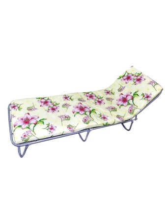 Раскладушка мягкая Стандарт-М, с матрасом 50 мм