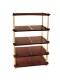 Полка для обуви Сафир РП-511 4 секции, коричневая