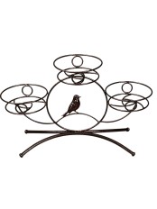 Подставка под цветы "Камелия 3" на 3 горшка, цвет медный