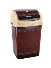 Ведро для мусора 18 л Камелия Кожа коричнево-бежевый