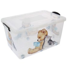 Контейнер №7 50 л Мишка и Котенок на колесах РП-118