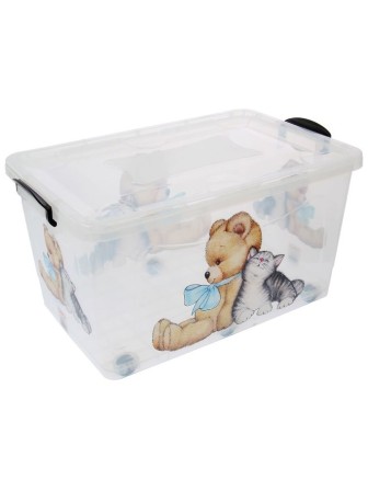 Контейнер №7 50 л Мишка и Котенок на колесах РП-118