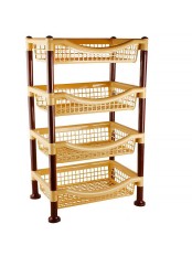 Полка для овощей Хозяюшка РП-611 бежево-коричневая