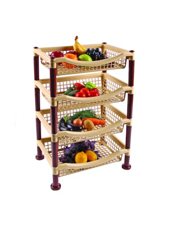 Полка для овощей Хозяюшка РП-611 бежево-коричневая
