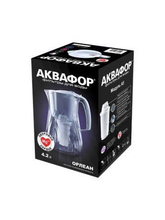 Аквафор Фильтр-кувшин Орлеан черный 4,2 л