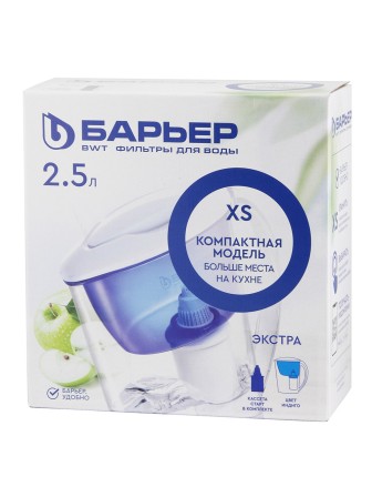 Фильтр для воды Барьер Экстра индиго кувшин 2,5 л с кассетой