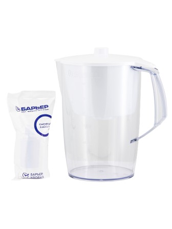 Фильтр-кувшин для воды Барьер-Лайт 3 л, воронка 1.5 л, белый