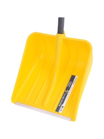 Лопата снеговая пластиковая Эксперт Варяг с метал. черенком, 400х400 мм