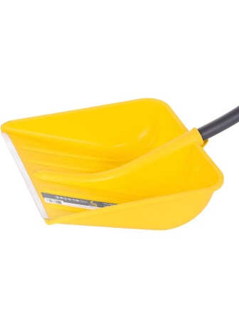 Лопата снеговая пластиковая Эксперт Варяг с метал. черенком, 400х400 мм