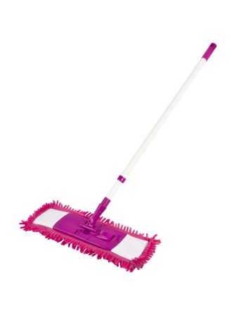 Швабра МорМ4 Лапша насадка микрофибра, телескопическая ручка