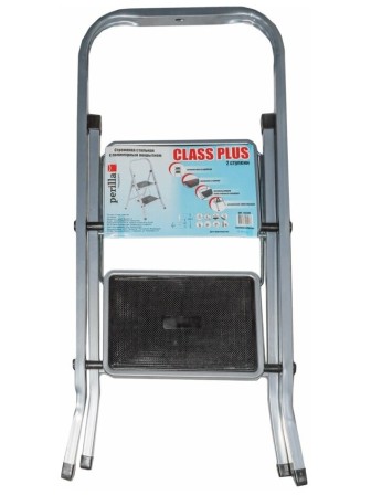 Стремянка CLASS PLUS 2 ступени широкие с покрытием