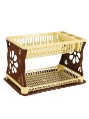 Сушка для посуды ЛИДИЯ РП-121 бежево-коричневая