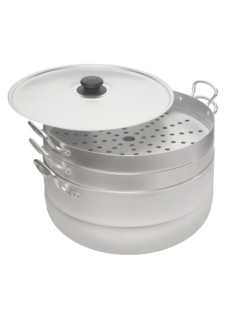 Мантоварка 13 л Калитва 18132 алюминиевая, 2 сетки