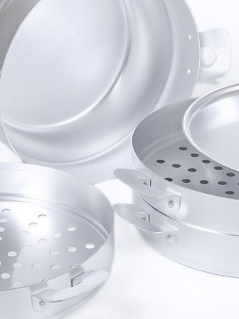 Мантоварка 6 л Калитва 180635 алюминиевая, 3 сетки