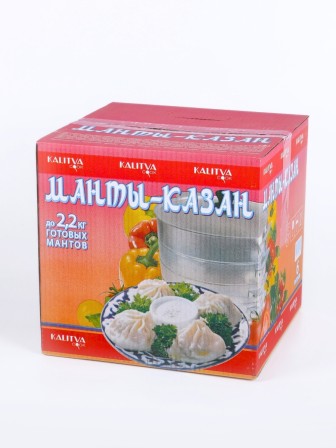 Мантоварка 6 л Калитва 180635 алюминиевая, 3 сетки