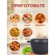 Казан с крышкой-сковородой Kukmara Мраморная кмт34а, 3 л, антипригарное покрытие