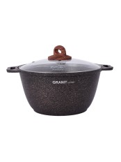 Кастрюля Kukmara Granit ultra кго42а, 4 л, антипригарное покрытие