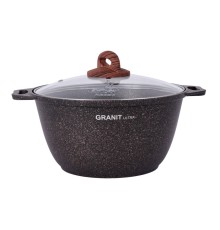 Кастрюля Kukmara Granit ultra кго42а, 4 л, антипригарное покрытие