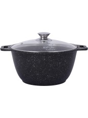 Кастрюля Kukmara Мраморная кмт32а, 3 л, антипригарное покрытие