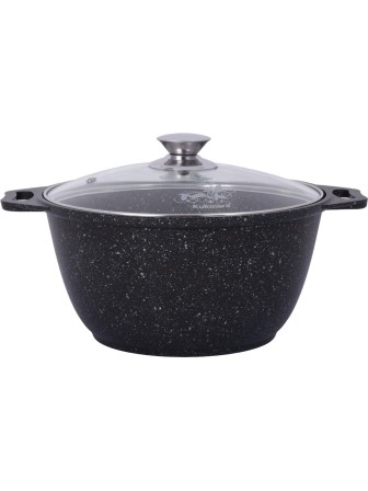 Кастрюля Kukmara Мраморная кмт32а, 3 л, антипригарное покрытие