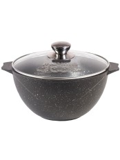 Казан для плова 5 л Мечта Гранит 55701 с антипригарным покрытием