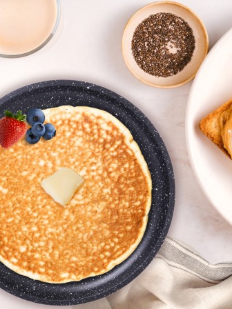 Сковорода блинная 22 см Гранит black 12802