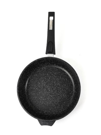 Сковорода 24 см Гранит Black 024802 со съемной ручкой