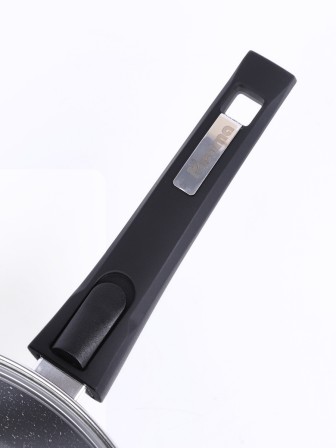 Сковорода 22 см «Гранит Black» С022802 со съемной ручкой и крышкой