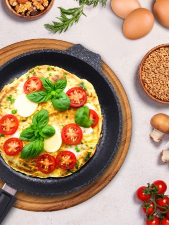 Сковорода Гранит star 022803 22 см, антипригарная со съемной ручкой