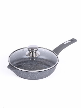 Сковорода Гранит С22701 22 см со стеклянной крышкой