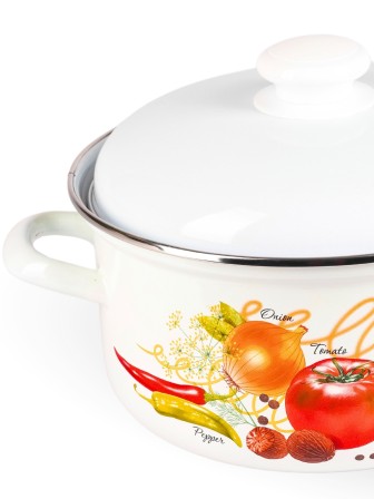 Набор кастрюль 124АП2/4Км Итальянская кухня, 1.5/2/3 л 