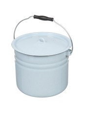 Ведро эмалированное 12 л с крышкой 1224Ц/Рб без деколи