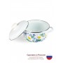 Кастрюля эмалированная 1.5 л Ромашковое поле С-1508АП2/4