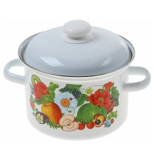 Кастрюля эмалированная 1.5 л Фруктовый микс С-1608АП2/4 