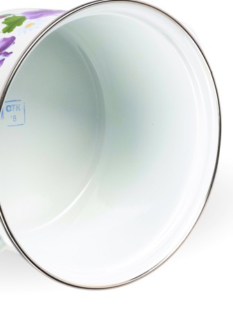 Кастрюля эмалированная 2 л Анютины глазки 1610АП2/4