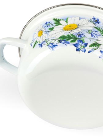 Кастрюля эмалированная 2 л Ромашковое поле С-1510АП2/4