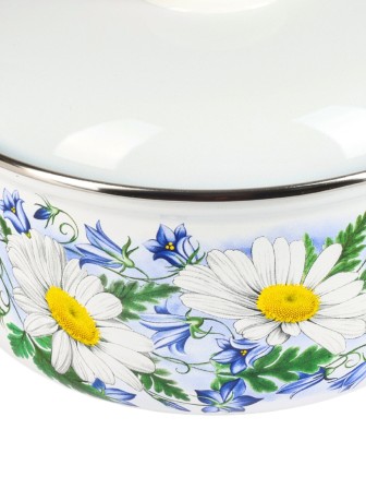 Кастрюля эмалированная 2 л Ромашковое поле С-1510АП2/4