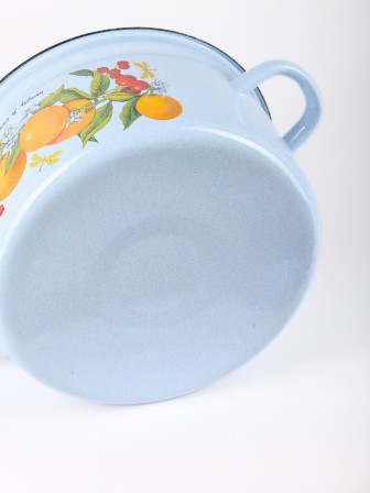 Кастрюля эмалированная 5.5 л Фруктовая фантазия С-1617/4Рб