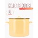 Кастрюля эмалированная 9 л С-1621/Км без деколи