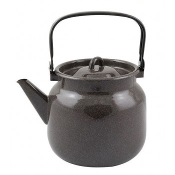 Чайник эмалированный 3.5 л С-2713/РкЭ без деколи, коричневый