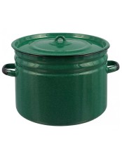 Бак эмалированный 18 л, Стальэмаль 2с31, без рисунка, изумрудный