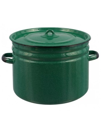 Бак эмалированный 18 л, Стальэмаль 2с31, без рисунка, изумрудный