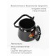 Чайник эмалированный  3,5 л, Стальэмаль 1с26с, Жостово черный