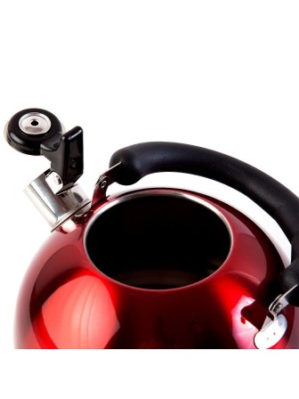 Чайник 2.5 л Добрыня DO-2903R красный со свистком