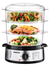 Пароварка Centek CT-1457 800 Вт, 3 чаши
