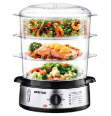 Пароварка Centek CT-1457 800 Вт, 3 чаши