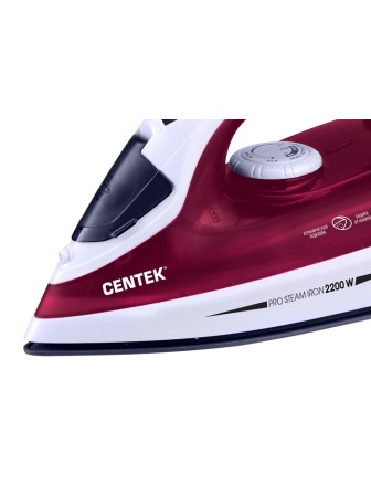 Утюг Centek CT-2349 2200 Вт, вертикальный пар, керамическая подошва