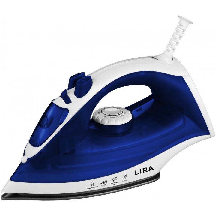 Утюг LIRA LR0610 2400 Вт, покрытие подошвы non-stick
